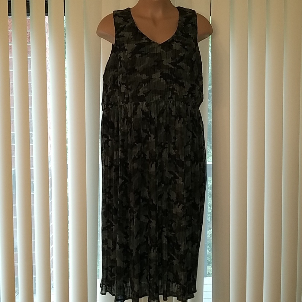 Fun camouflage dress!